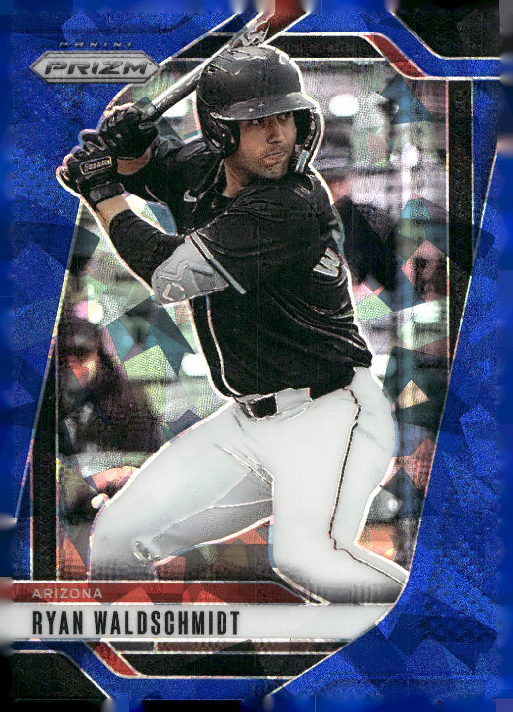 2025 Panini Prizm #24 Ryan Waldschmidt Blue Ice Prizms