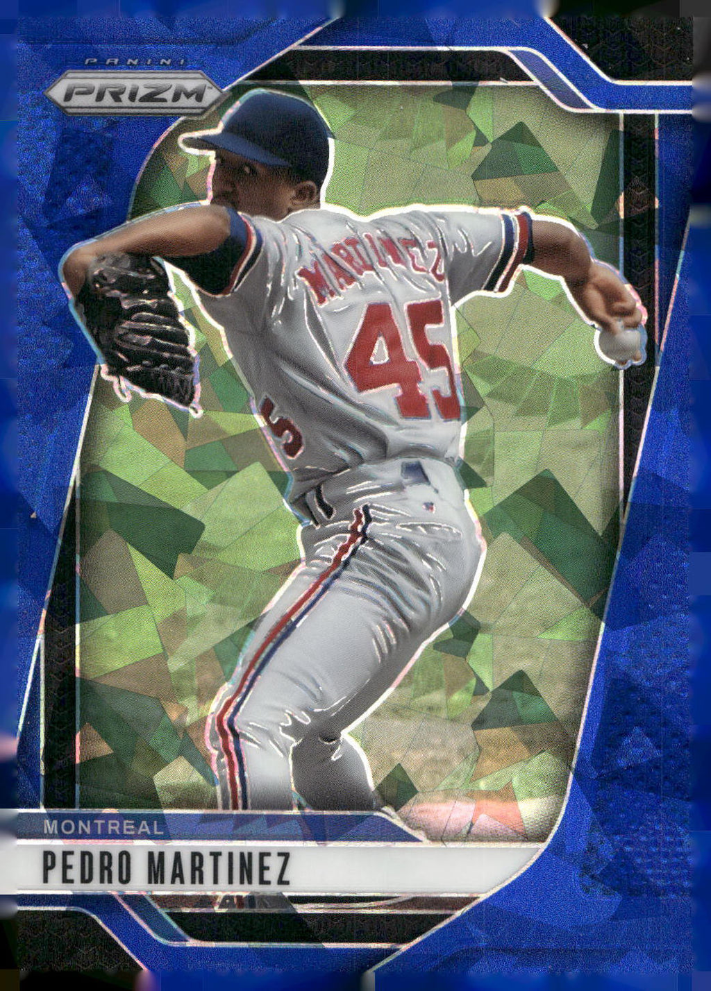 2025 Panini Prizm #287 Pedro Martinez Blue Ice Prizms