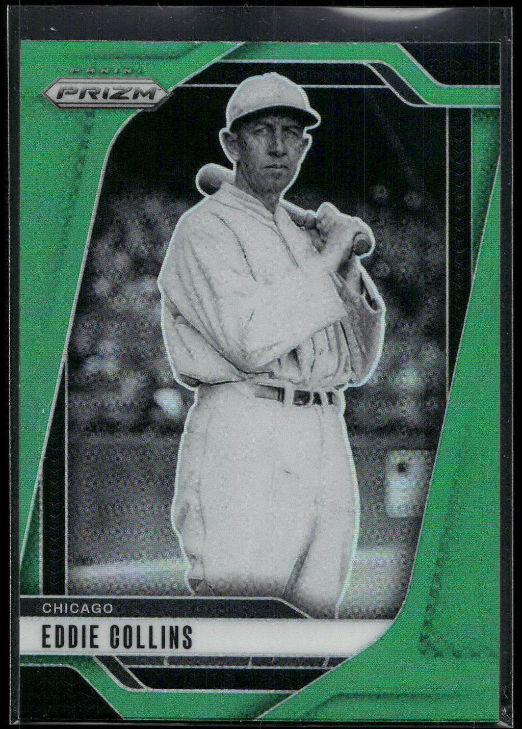 2025 Panini Prizm #93 Eddie Collins Green Prizms