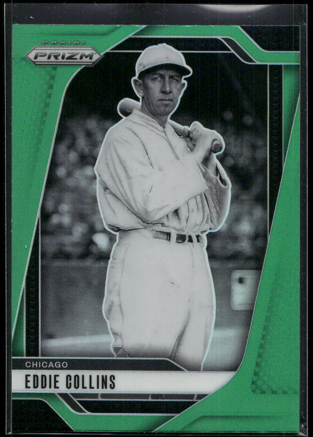 2025 Panini Prizm #93 Eddie Collins Green Prizms