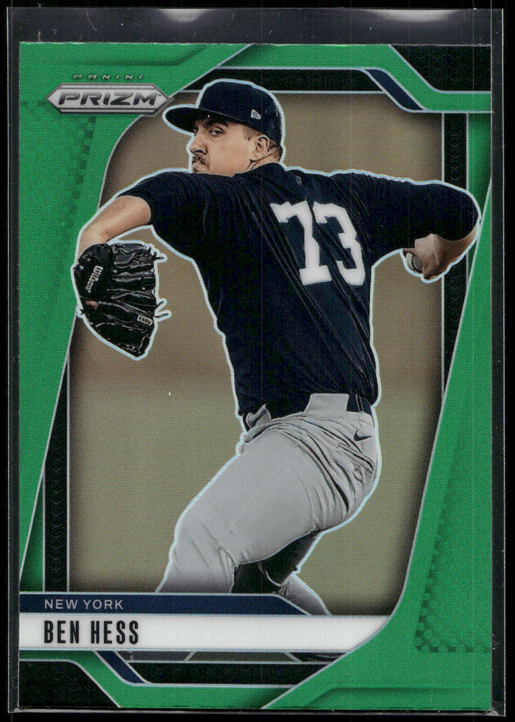 2025 Panini Prizm #260 Ben Hess Green Prizms