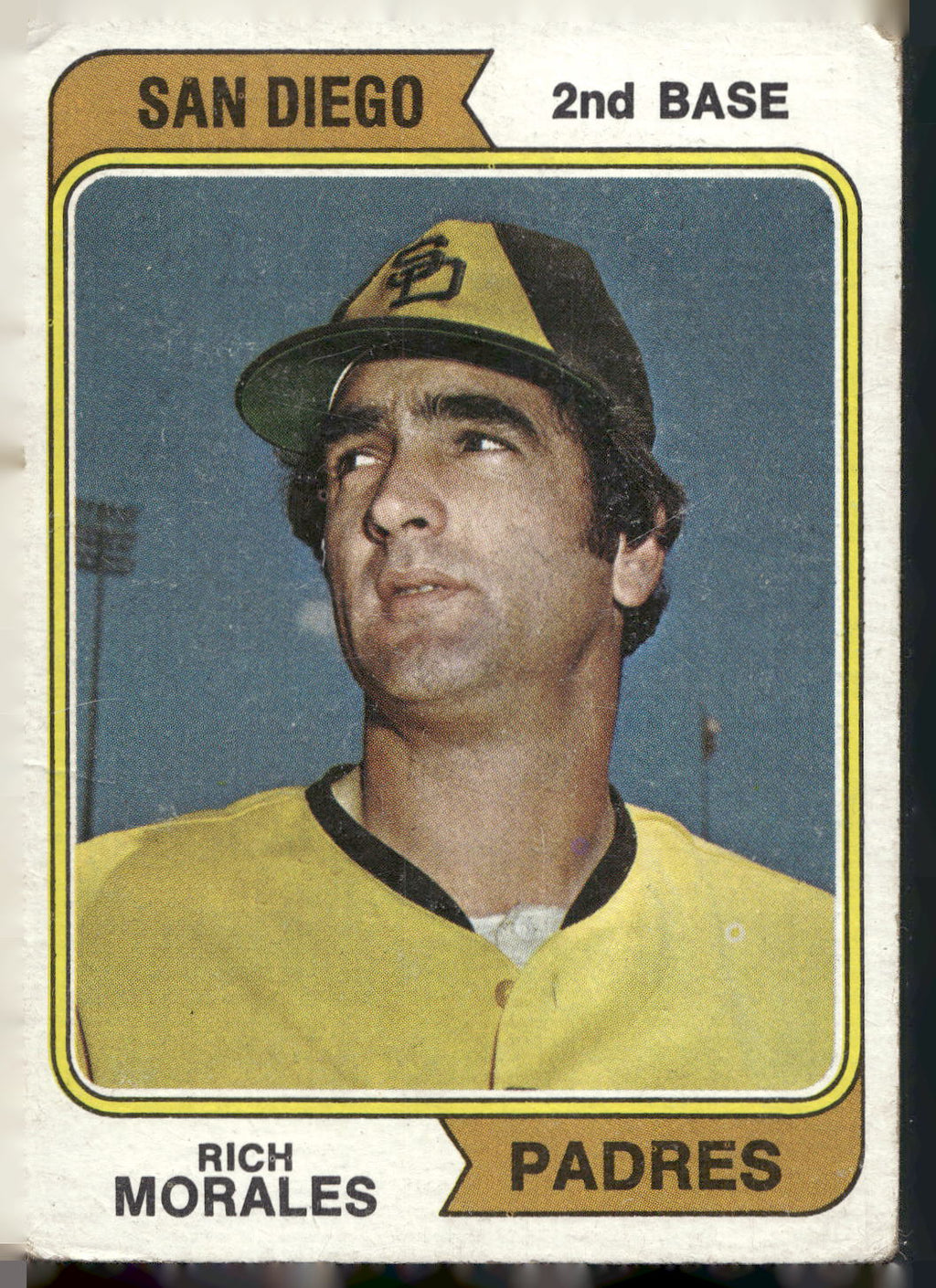 1974 Topps #387a Rich Morales