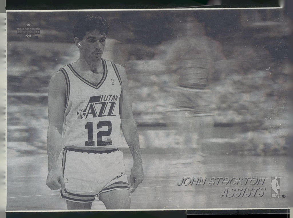 1991-92 Upper Deck #AW3 John Stockton Award Winner Holograms