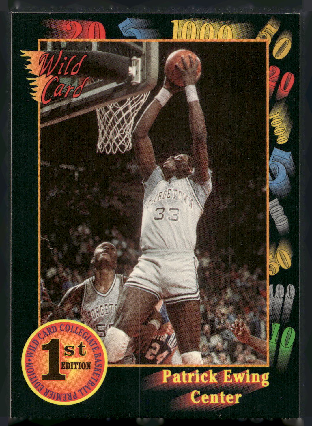 1991-92 Wild Card #15 Patrick Ewing