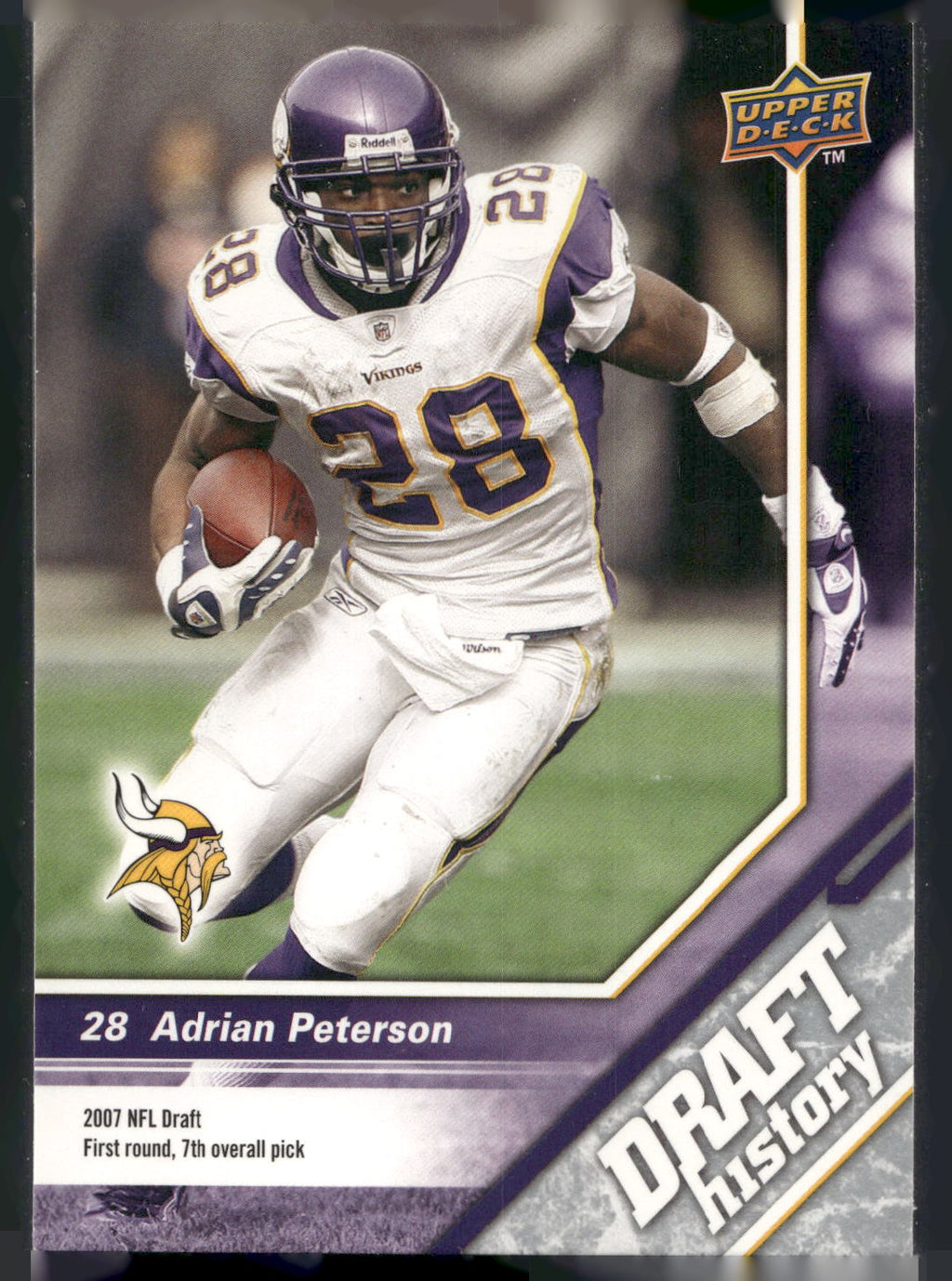 2009 Upper Deck Draft Edition #172 Adrian Peterson
