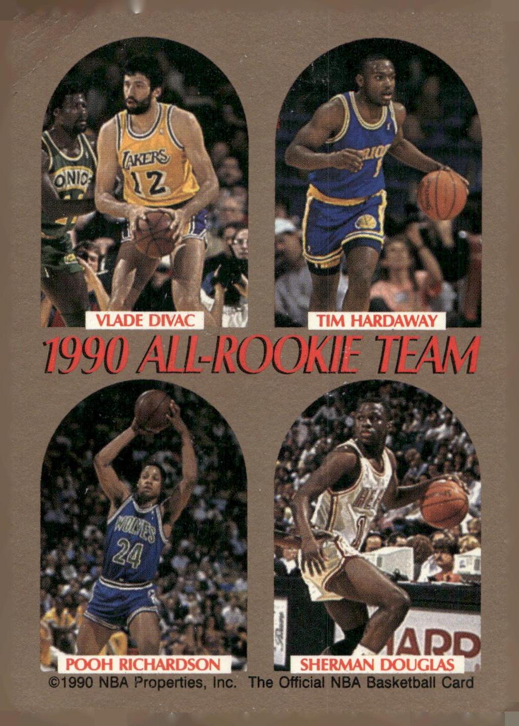 1990-91 Hoops David Robinson / Vlade Divac Tim Hardaway P Richardson S Douglas