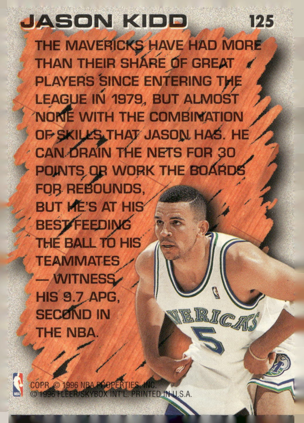 1996-97 Fleer #125 Jason Kidd