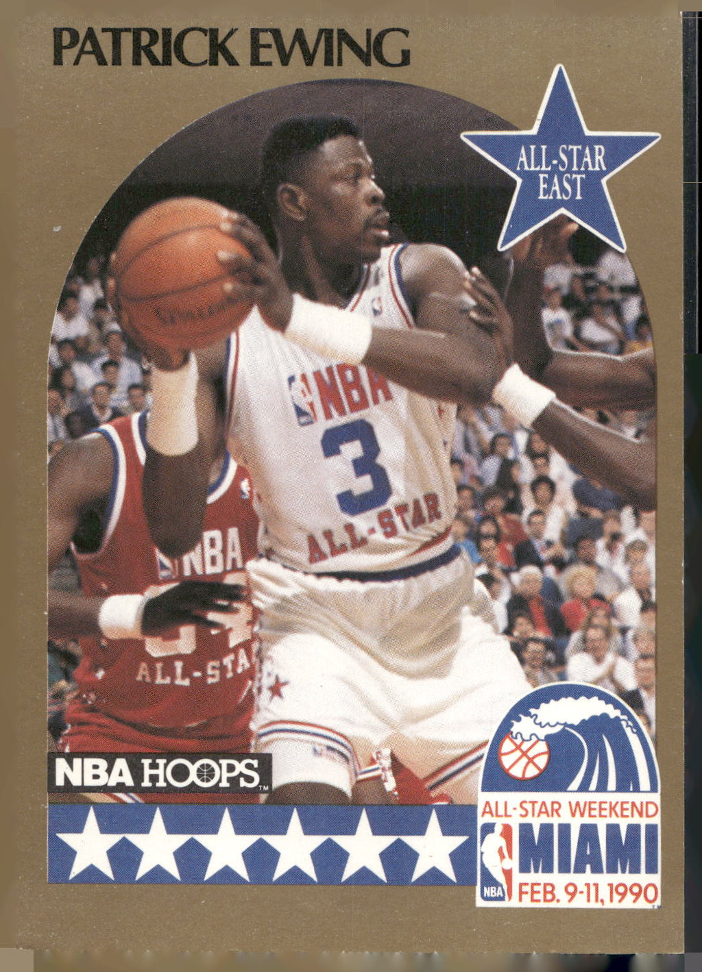 1990-91 Hoops #4 Patrick Ewing
