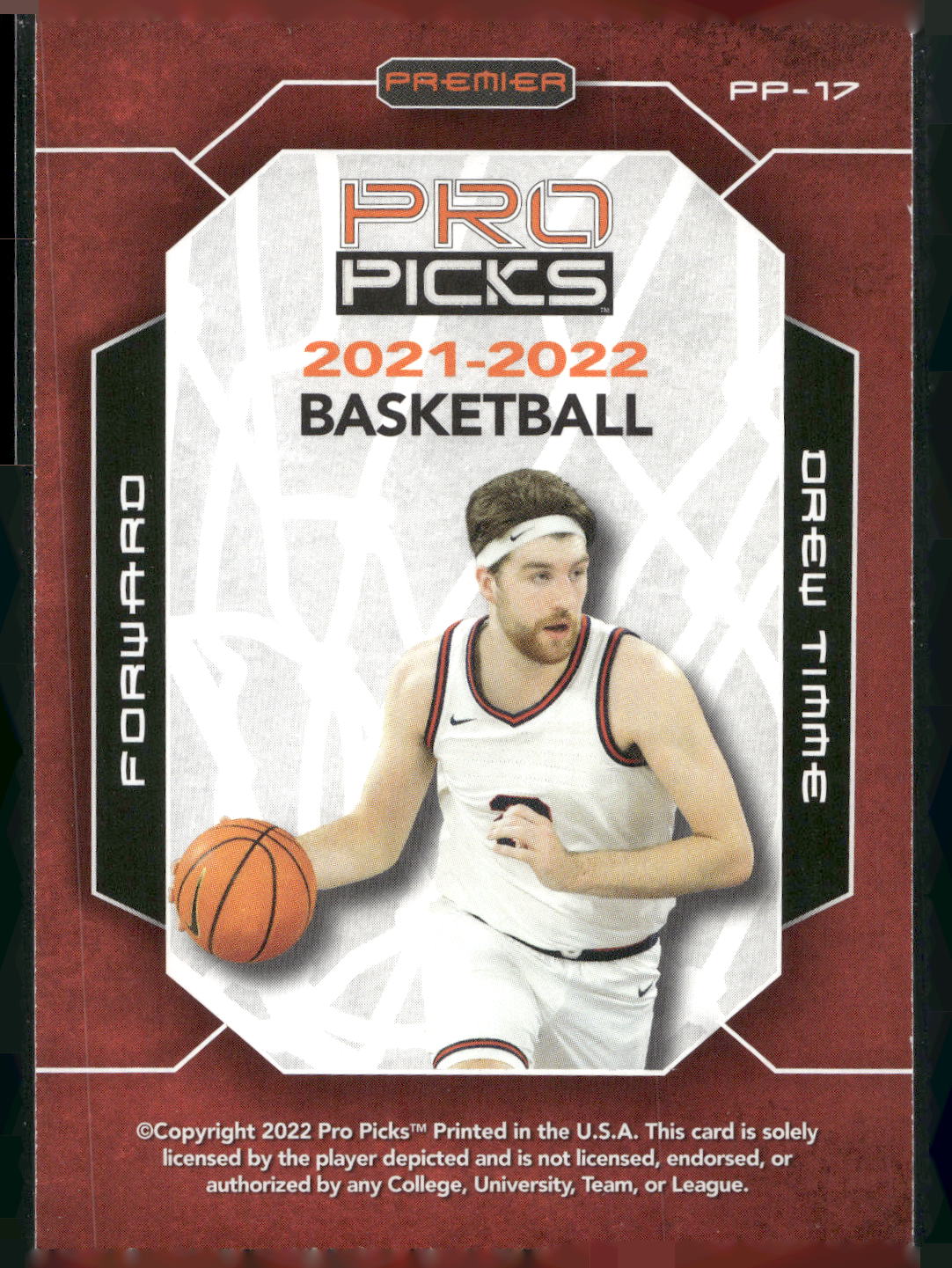 2021-22 Pro Picks Premier #PP-17 Drew Timme