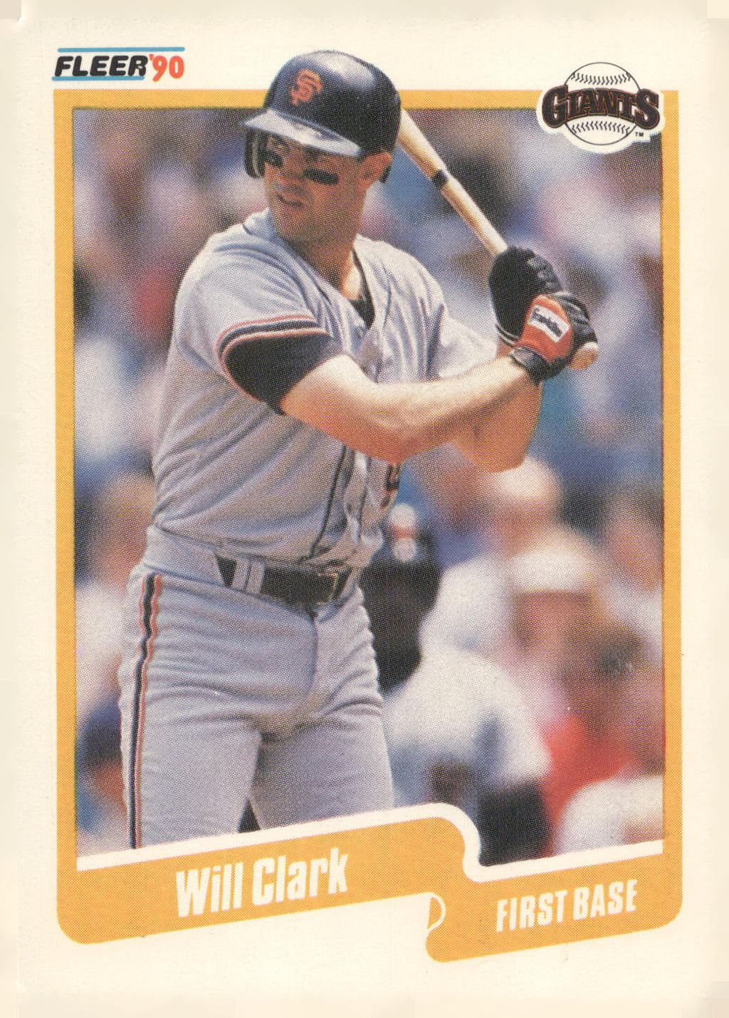 1990 Fleer #54 Will Clark