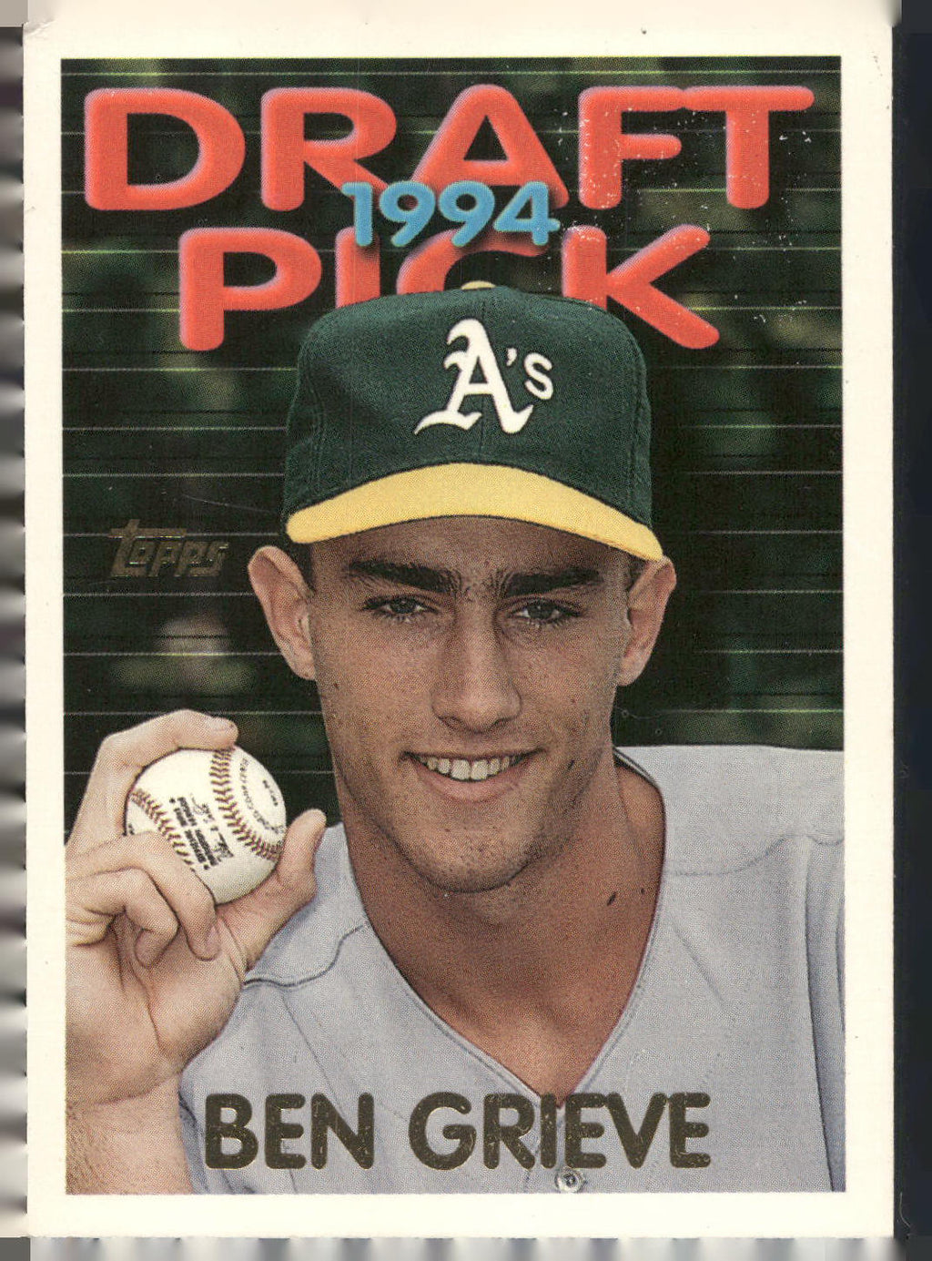 1995 Topps #212 Ben Grieve