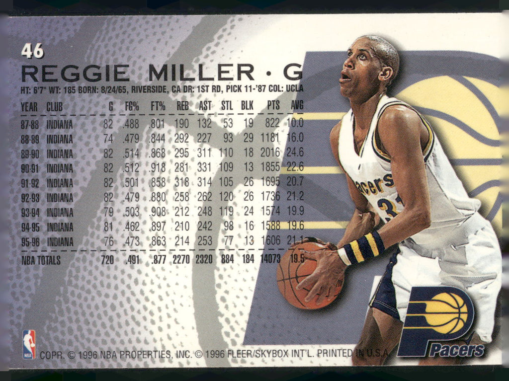 1996-97 Fleer #46 Reggie Miller