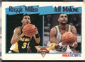 1991-92 Hoops #308 Reggie Miller / Jeff Malone