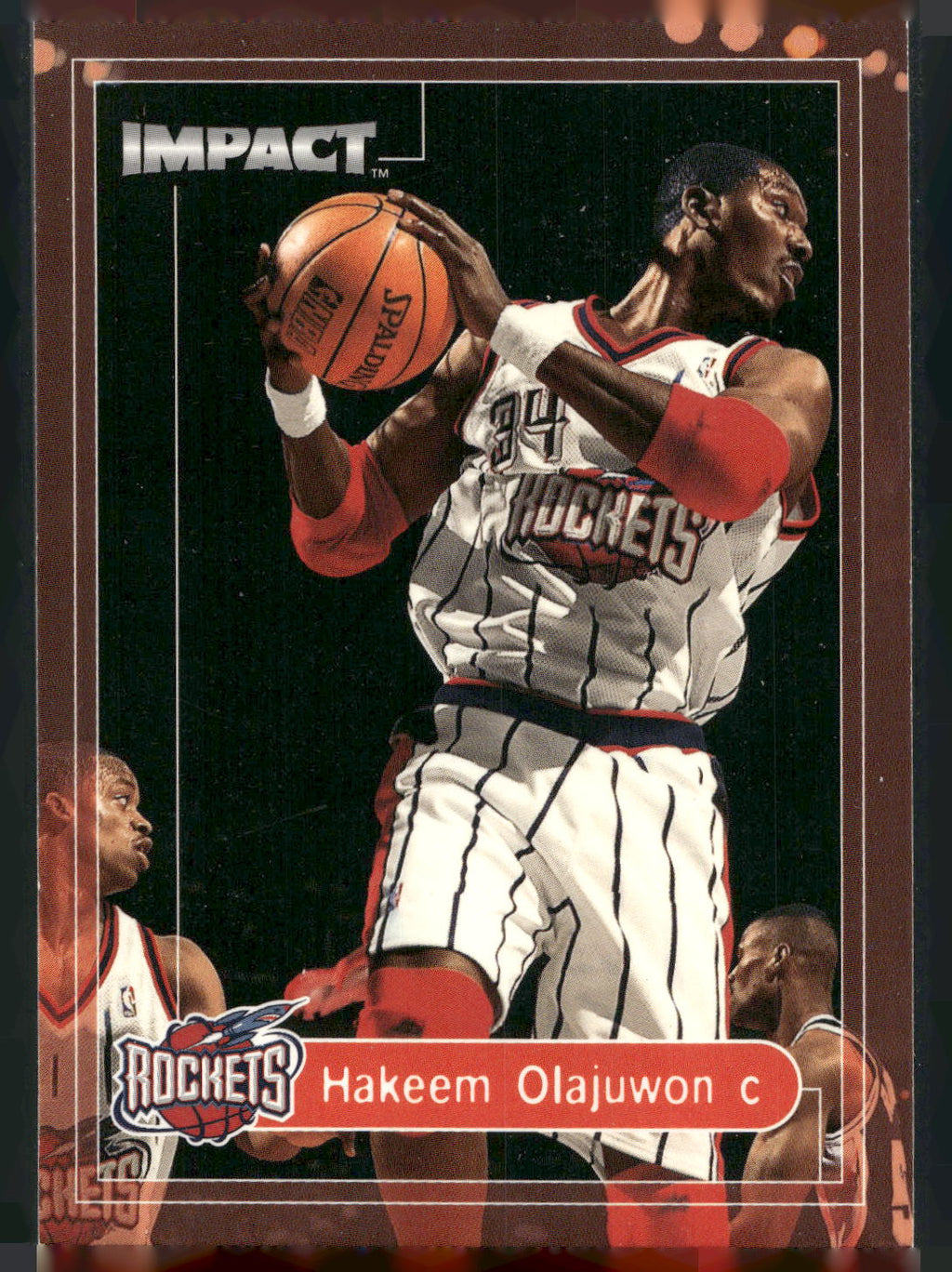 1999-00 SkyBox Impact #59 Hakeem Olajuwon