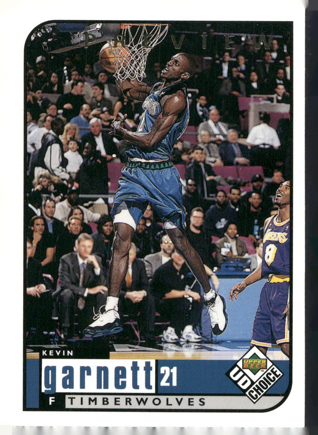1998-99 UD Choice #85 Kevin Garnett