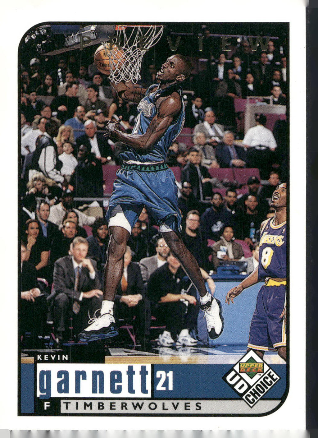 1998-99 UD Choice #85 Kevin Garnett