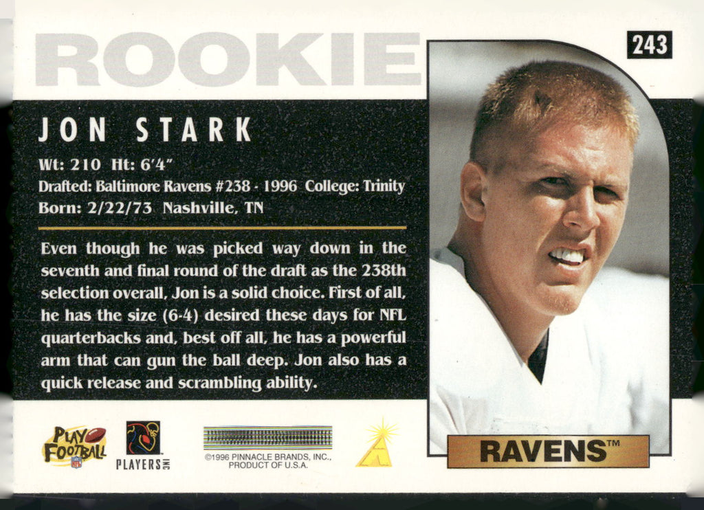 1996 Score #243 Jon Stark