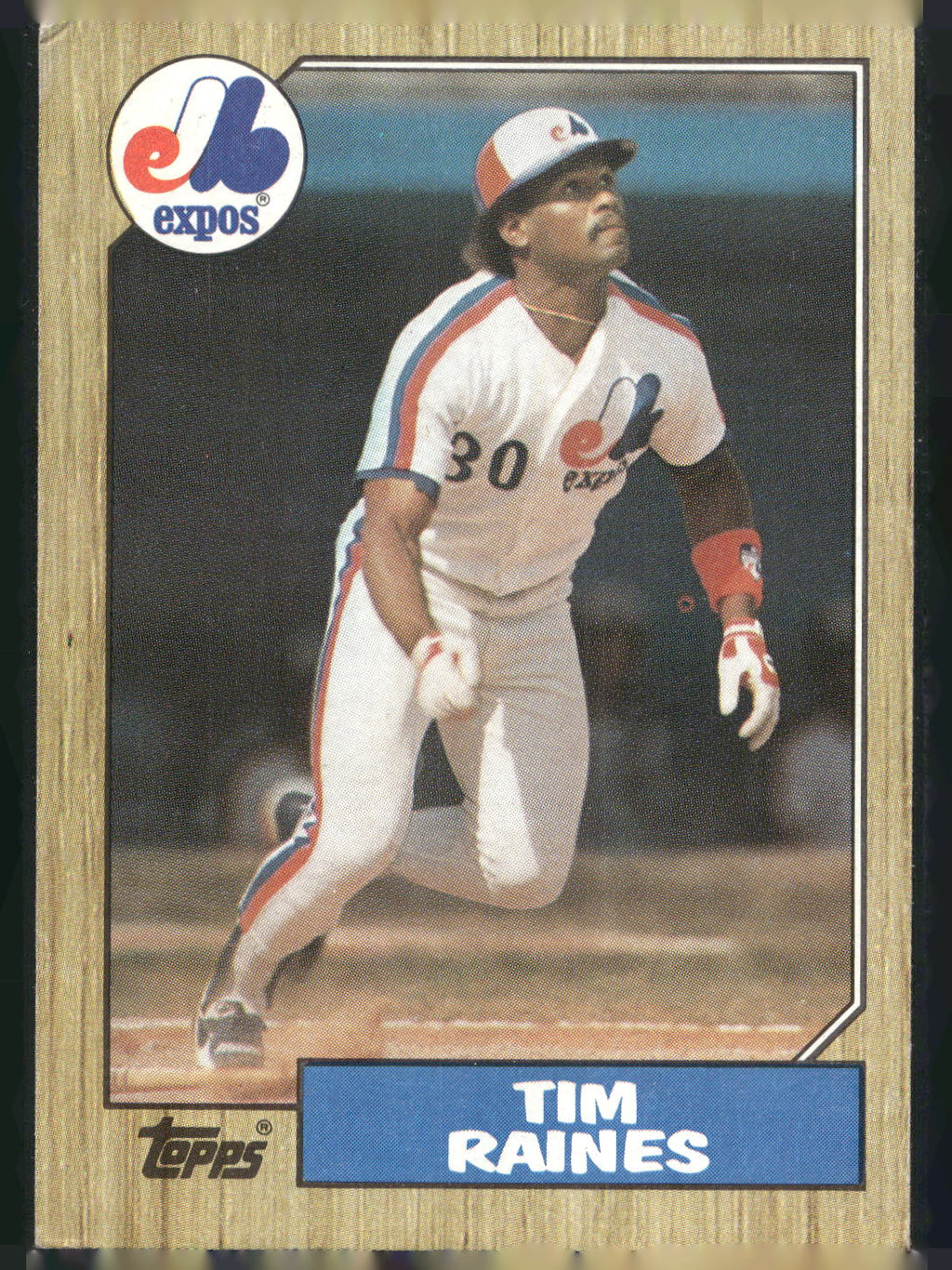1987 Topps #30 Tim Raines