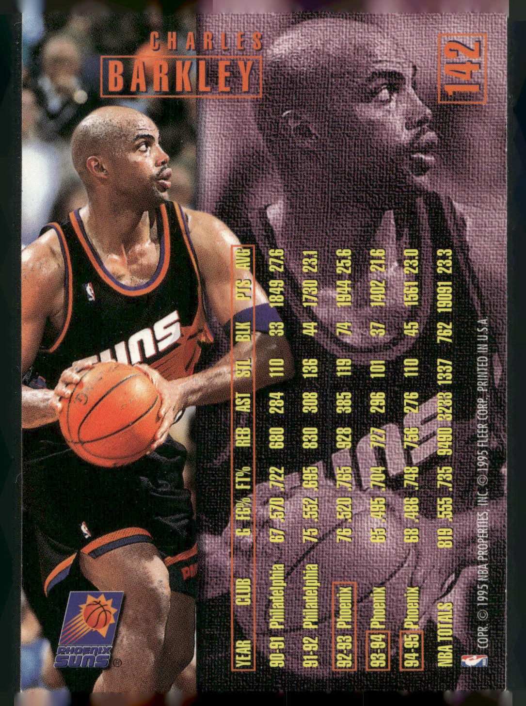 1995-96 Fleer #142 Charles Barkley