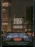 2009 Upper Deck #HP-9 Chicago Named Host City 2016 Summer Games