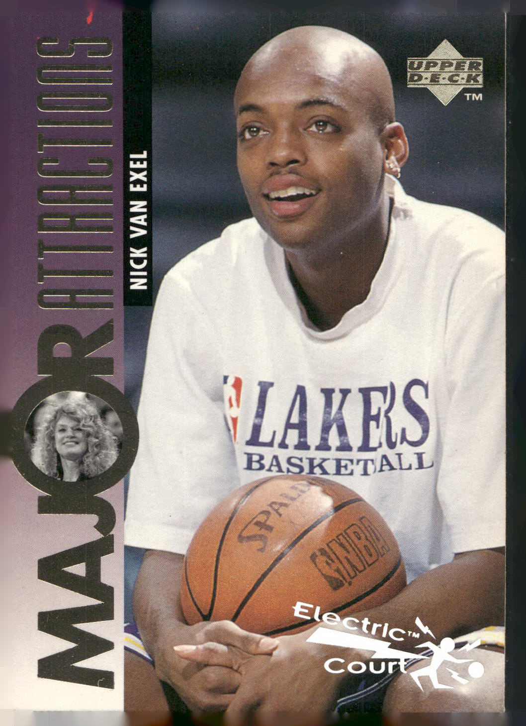 1995-96 Upper Deck #336 Nick Van Exel / Dyan Cannon MA
