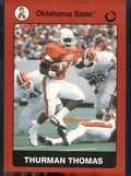 1991 Collegiate Collection Oklahoma State Cowboys #3 Thurman Thomas