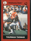 1991 Collegiate Collection Oklahoma State Cowboys #86 Thurman Thomas