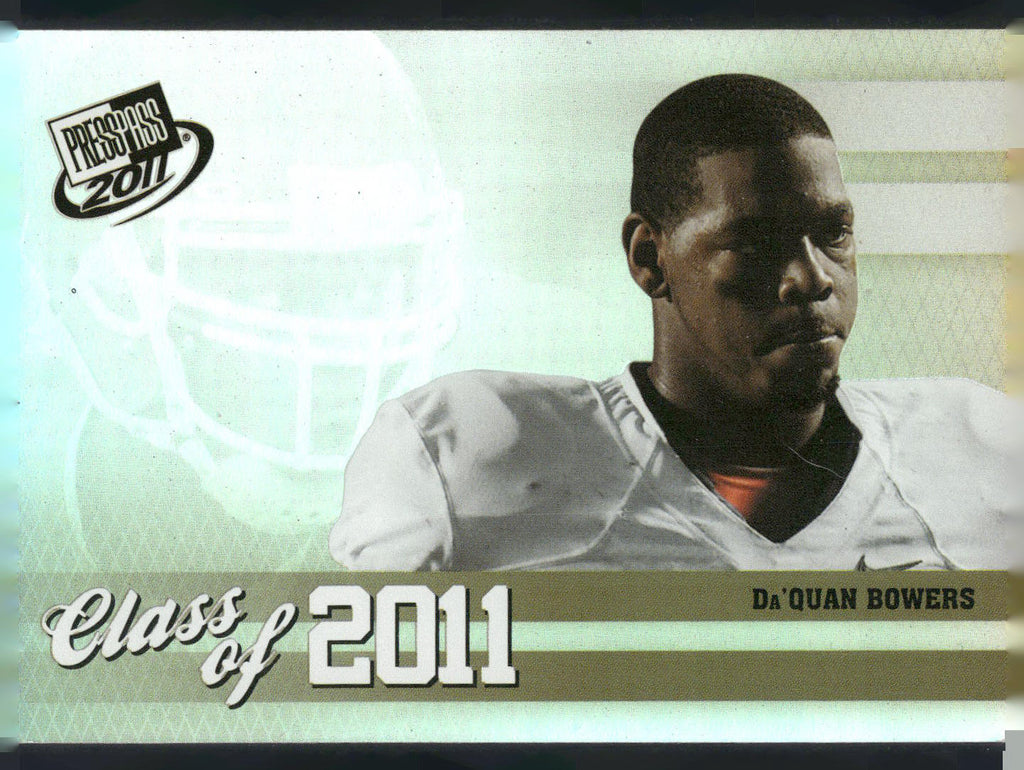 2011 Press Pass #CL-6 Da'Quan Bowers Class of 2011