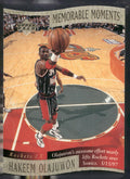 1997-98 Collector's Choice #8 Hakeem Olajuwon Memorable Moments