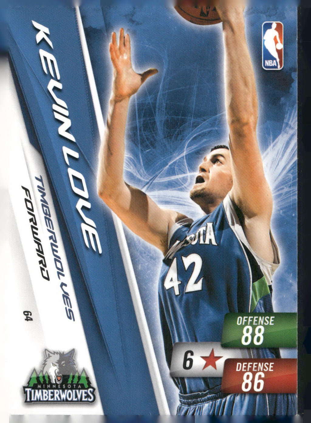 2010-11 Panini Adrenalyn XL #64 Kevin Love