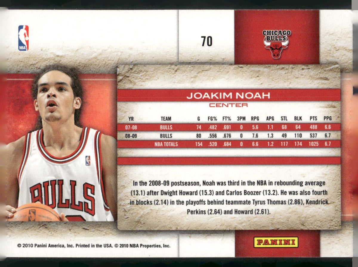 2009-10 Panini Studio #70 Joakim Noah
