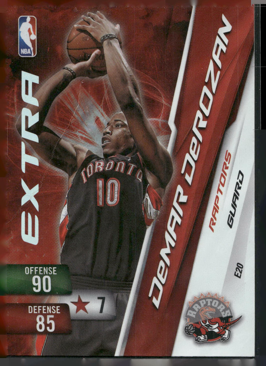 2010-11 Panini Adrenalyn XL #E20 DeMar DeRozan Extra