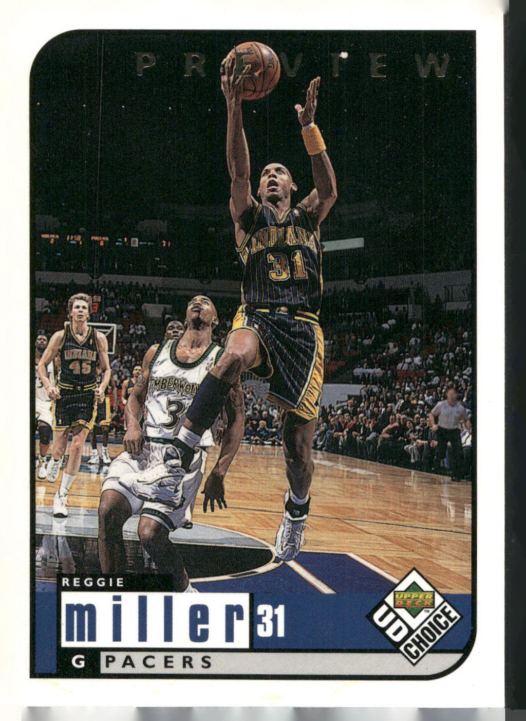 1998-99 UD Choice #56 Reggie Miller