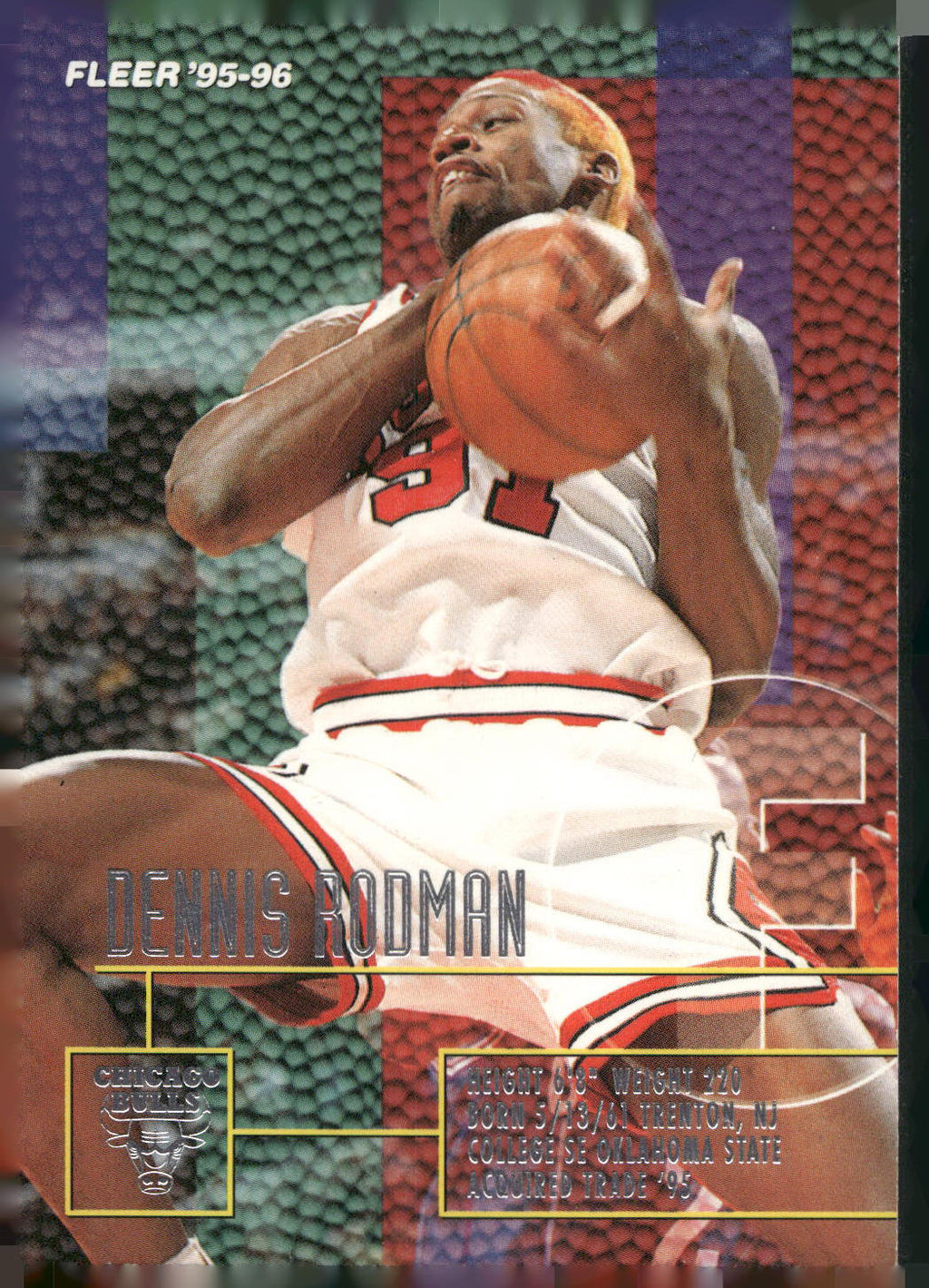 1995-96 Fleer #213 Dennis Rodman