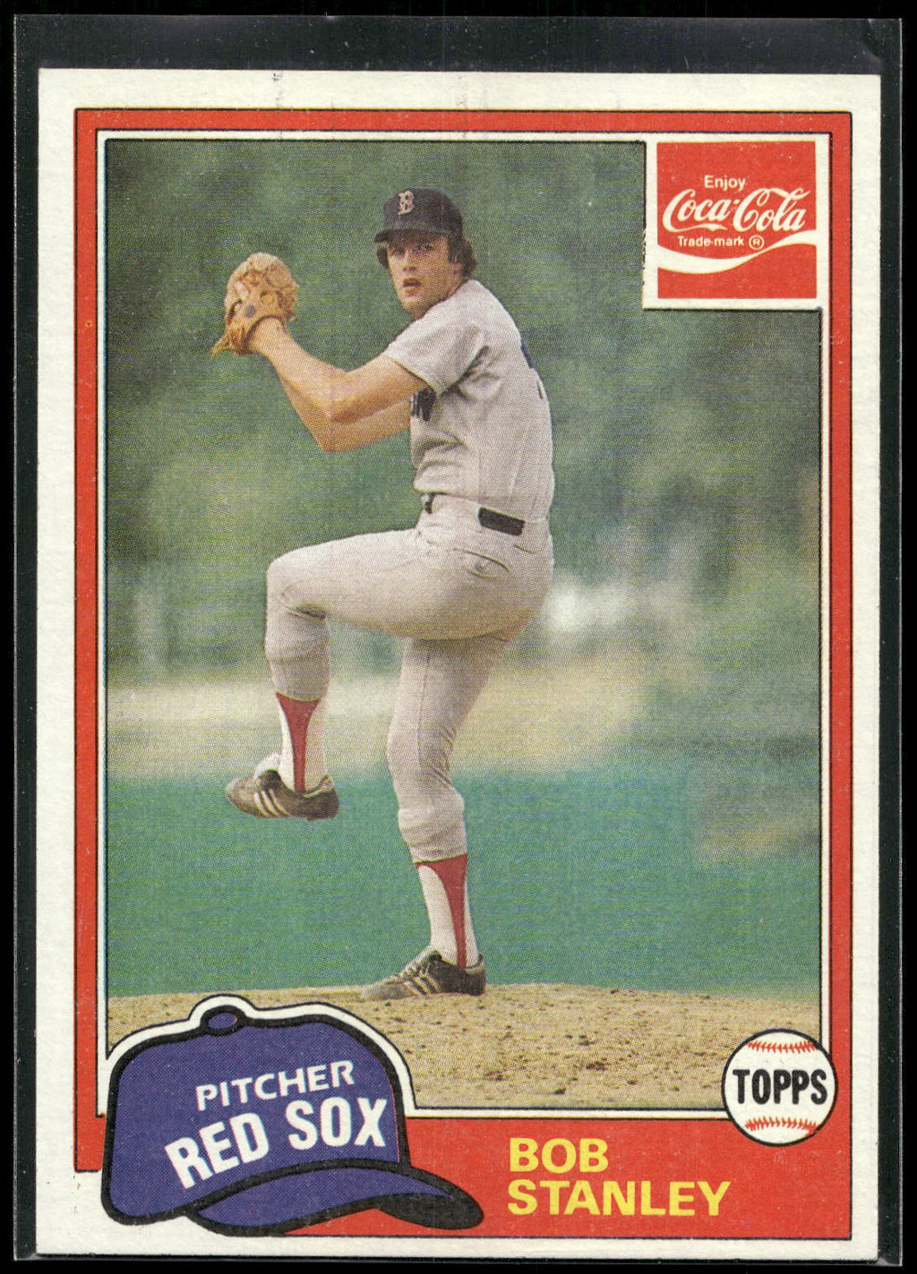 1981 Topps Coca-Cola Boston Red Sox #4 Bob Stanley