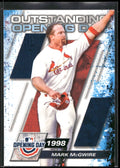 2021 Topps Opening Day #OOD-8 Mark McGwire Outstanding Opening Day
