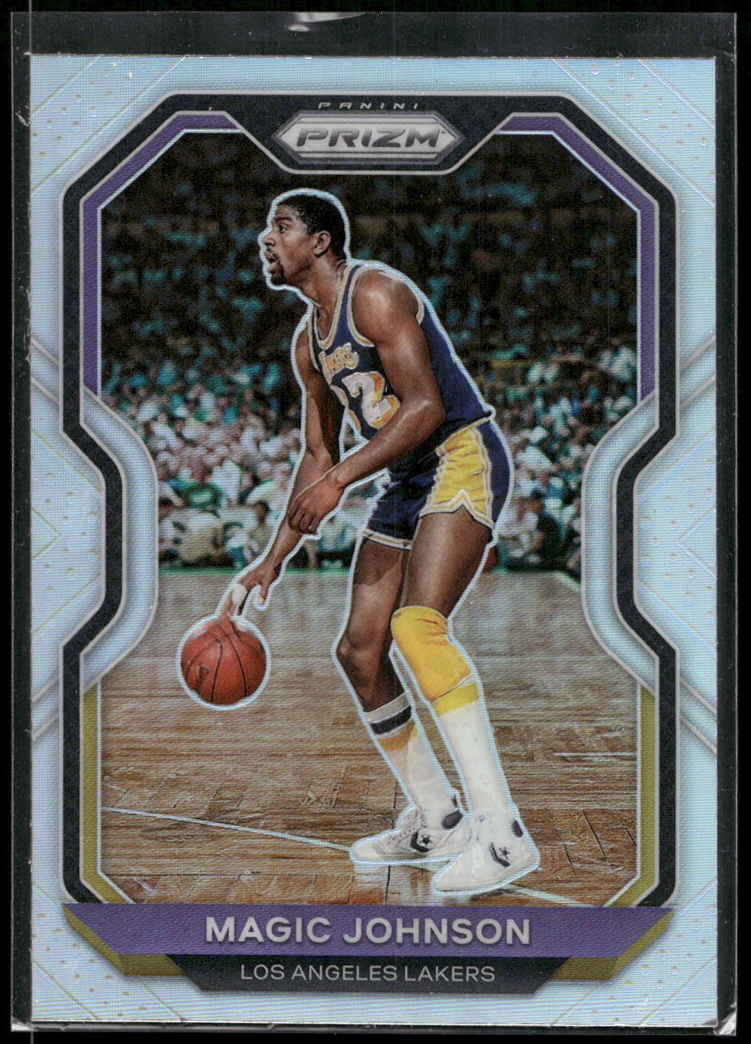 2020-21 Panini Prizm #219 Magic Johnson Silver Prizms