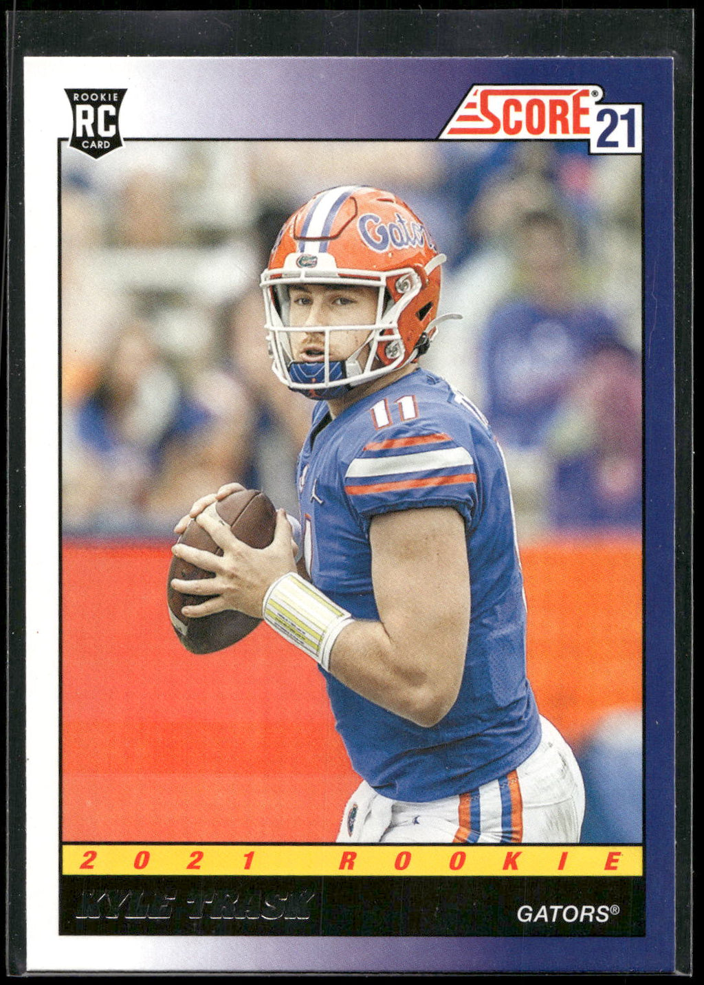 2021 Score #TB10 Kyle Trask 1991 Throwback