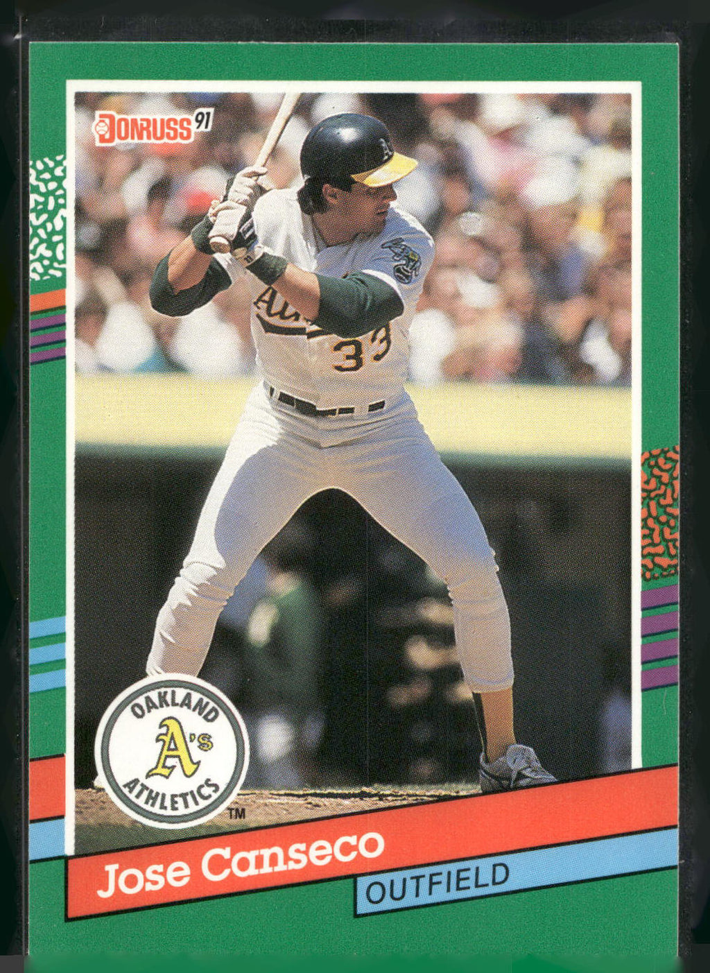 1991 Donruss #536 Jose Canseco