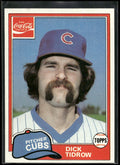 1981 Topps Coca-Cola Chicago Cubs #10 Dick Tidrow