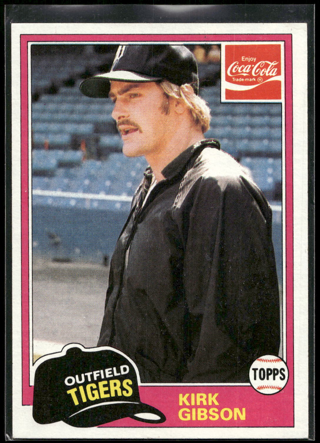 1981 Topps Coca-Cola Detroit Tigers #11 Kirk Gibson