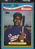 1988 Topps Toys "R" Us Rookies #3 Jerry Browne