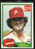 1981 Topps Coca-Cola Philadelphia Phillies #3 Steve Carlton