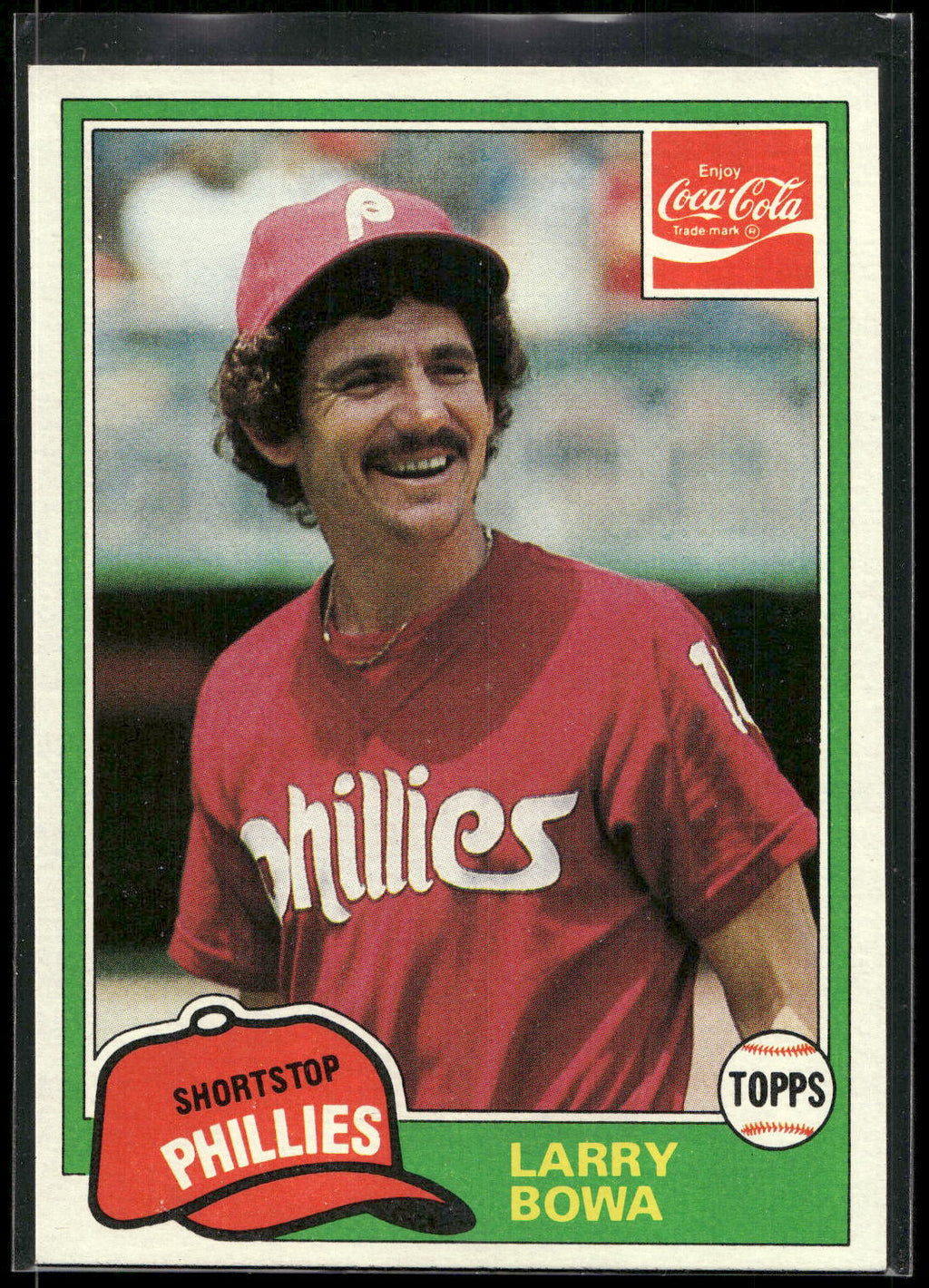 1981 Topps Coca-Cola Philadelphia Phillies #2 Larry Bowa