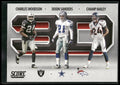 2021 Score #3D5 Champ Bailey / Charles Woodson / Deion Sanders 3D