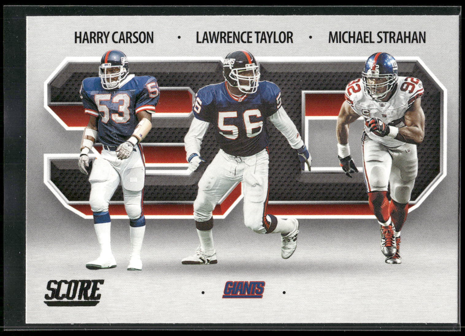 2021 Score #3D12 Harry Carson / Lawrence Taylor / Michael Strahan 3D