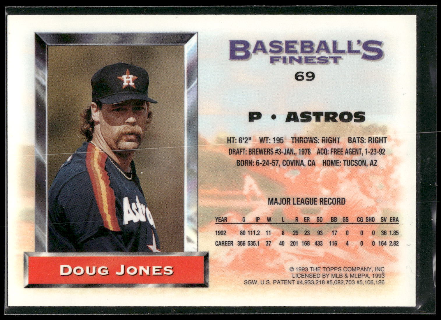 1993 Finest #69 Doug Jones