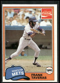 1981 Topps Coca-Cola New York Mets #9 Frank Taveras