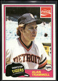 1981 Topps Coca-Cola Detroit Tigers #9 Alan Trammell