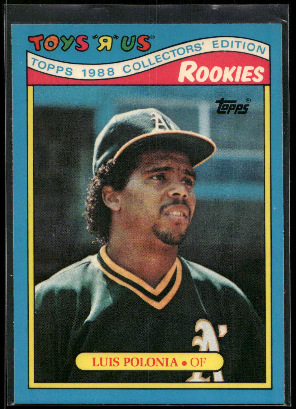 1988 Topps Toys "R" Us Rookies #24 Luis Polonia